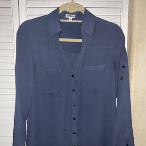 Express button down blouse